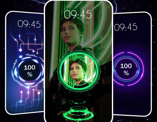 Mobile Charging Animation Your Photo App