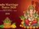 Hindu Marriage Dates 2026 Complete Guide to Auspicious Wedding Muhurat & Timings