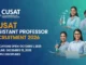CUSAT Assistant Professor Recruitment 2026
